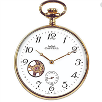 Pocket watch Capital Man Tasca in Steel TC140-1RZO - TC140-1RZO
